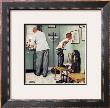 Before The Shot Or At The Doctor's Saturday Evening Post Cover, March 15,1958 by Norman Rockwell Limited Edition Print