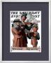 Christmas Trio Or Sing Merrille Saturday Evening Post Cover, December 8,1923 by Norman Rockwell Limited Edition Print