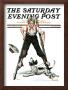 Boy On Stilts Saturday Evening Post Cover, October 4,1919 by Norman Rockwell Limited Edition Pricing Art Print