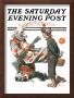 Circus Or Meeting The Clown Saturday Evening Post Cover, May 18,1918 by Norman Rockwell Limited Edition Print