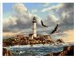 Boston Lighthouse by Rudi Reichardt Limited Edition Pricing Art Print