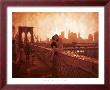 Les Amoureux De Brooklyn Bridge by Rob Hefferan Limited Edition Print