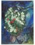 Bouquet With Flying Lovers by Marc Chagall Limited Edition Print