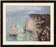 L'aiguille And The Porte D'eval, Etretat, 1886 by Claude Monet Limited Edition Print