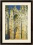 Rouen Cathedral In Full Sunlight: Harmony In Blue And Gold, 1894 by Claude Monet Limited Edition Pricing Art Print