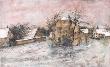 Le Vieux Village Sous La Neige by Bernard Gantner Limited Edition Print