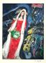 Brautleute Im Dorf by Marc Chagall Limited Edition Pricing Art Print