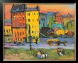 Houses In Munich, 1908 by Wassily Kandinsky Limited Edition Print
