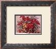 Festive Poinsettia Basket by Barbara Mock Limited Edition Print