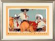 Moon Dog Chasers And Palamino Racers by Donna Howell-Sickles Limited Edition Print