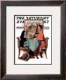 Breakfast Table Or Behind The Newspaper Saturday Evening Post Cover, August 23,1930 by Norman Rockwell Limited Edition Pricing Art Print