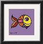 Swimmingly Purple by Romero Britto Limited Edition Print