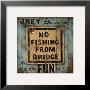 No Fishing by Janet Kruskamp Limited Edition Pricing Art Print