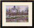 The Church At Vetheuil Under Snow, 1878-79 by Claude Monet Limited Edition Print