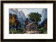 The Pioneer Cabin Of The Yo-Semite Valley by Currier & Ives Limited Edition Print