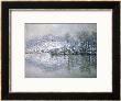 La Seine A Port Villez, Effet De Neige by Claude Monet Limited Edition Print