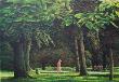 Park, Woman Walking by Harold Altman Limited Edition Print