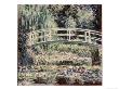 White Water Lilies And Bridge by Claude Monet Limited Edition Print