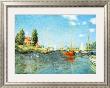 Red Boats At Argenteuil, C.1875 by Claude Monet Limited Edition Print