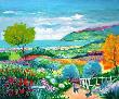 Allee Du Jardin A Cannes by Jean-Claude Picot Limited Edition Print