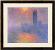 The Houses Of Parliament, London, With The Sun Breaking Through The Fog, 1904 by Claude Monet Limited Edition Print