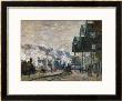 Gare St. Lazare, The Western Docks, 1877 by Claude Monet Limited Edition Print