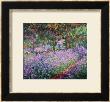 The Artist's Garden At Giverny, 1900 by Claude Monet Limited Edition Print