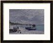 The Beach At Sainte-Adresse, 1867 by Claude Monet Limited Edition Print