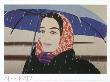 Blue Umbrella #2 by Alex Katz Limited Edition Pricing Art Print