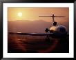 Silhouette Of Airplane by David Harrison Limited Edition Print