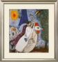 Bridal Couple With Eiffel Spride by Marc Chagall Limited Edition Print
