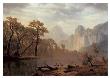 In The Yosemite Valley by Albert Bierstadt Limited Edition Pricing Art Print