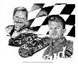 Legacy: Dale Earnhardt Sr. And Jr. by Robert Stephen Simon Limited Edition Print