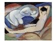 Zwei Liegende Akte by Franz Marc Limited Edition Pricing Art Print