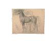 Study Of A Horse With Figures by Edgar Degas Limited Edition Print