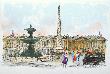 Paris, La Place De La Concorde by Urbain Huchet Limited Edition Print