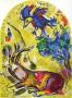 Jerusalem Windows : Nephtaii by Marc Chagall Limited Edition Print
