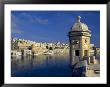 View Of Harbor And Fortress Turret, Valletta, Malta by Robin Hill Limited Edition Print