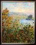 Flower Beds At Vetheuil by Claude Monet Limited Edition Print