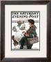 Gramps And The Snowman Saturday Evening Post Cover, December 20,1919 by Norman Rockwell Limited Edition Print