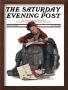 Pen Pals Saturday Evening Post Cover, January 17,1920 by Norman Rockwell Limited Edition Print