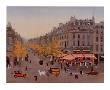 Grands Boulevards by Michel Delacroix Limited Edition Pricing Art Print