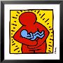 Untitled (Mother And Child Center), 1986 (Holding Baby) by Keith Haring Limited Edition Pricing Art Print