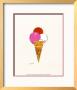 Ice Cream Dessert, C. 1959 (Red, Pink And White) by Andy Warhol Limited Edition Print