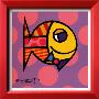 Striped Fish by Romero Britto Limited Edition Print