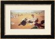 Beach Scene: Little Girl Having Her Hair Combed By Her Nanny, Circa 1876-77 by Edgar Degas Limited Edition Print