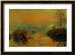 Setting Sun On The Seine At Lavacourt, Effect Of Winter, 1880 by Claude Monet Limited Edition Print