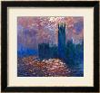 London, The Parliament; Reflections On The Thames River, 1899-1901 by Claude Monet Limited Edition Print