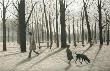 Paris Luxembourg, Child And Dog by Harold Altman Limited Edition Print