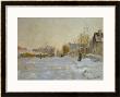 Snow In Argenteuil, 1875 by Claude Monet Limited Edition Pricing Art Print